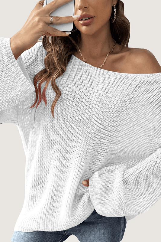 Drop Shoulder Sweater